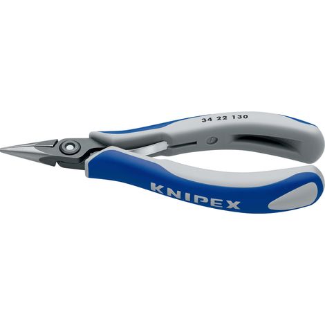 KNIPEX 34 22 130 Pince de préhension de précision pour l’électronique avec poignées multimatières brunie 130 mm