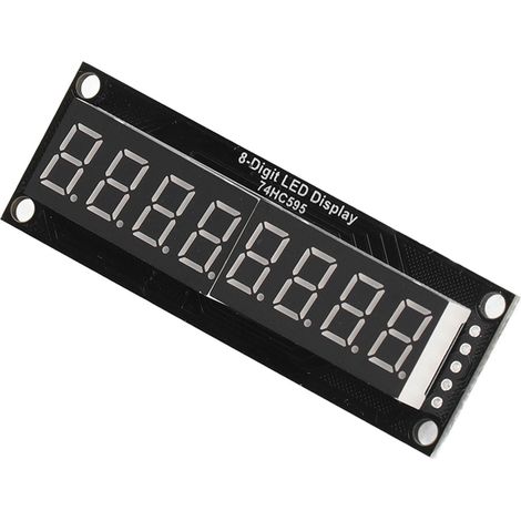 Module d'affichage LED 0.36 pouces 7 segments 8 chiffres rouge (1/5)