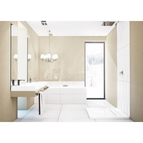 Receveur de douche en acrylique blanc - carré - CAMPINOS - 80 x 80 (1/5)