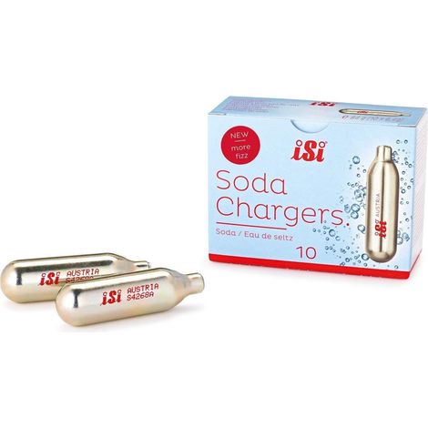Isi 10 capsule per sifone soda seltz