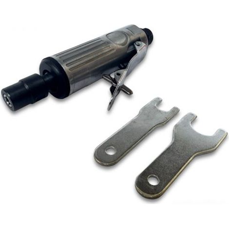MINI SMERIGLIATRICE FRESATRICE DRITTA AD ARIA COMPRESSA 1/4 (1/5)