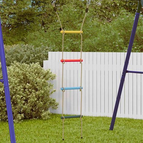 Strickleiter für Kinder mit 4 Sprossen Mehrfarbig (1/5)