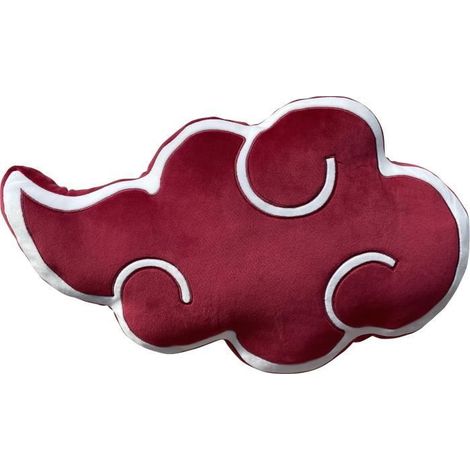 Coussin 3D - NARUTO SHIPPUDEN - Akatsuki-Logo - Mikrofaser - 50 cm