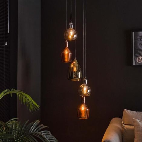 Industrial Ceiling light Dazzle 5L Stepped (1/5)