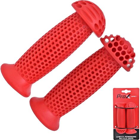 Poignées de guidon pour vélo enfant Prox GP-39B 110 mm rouges