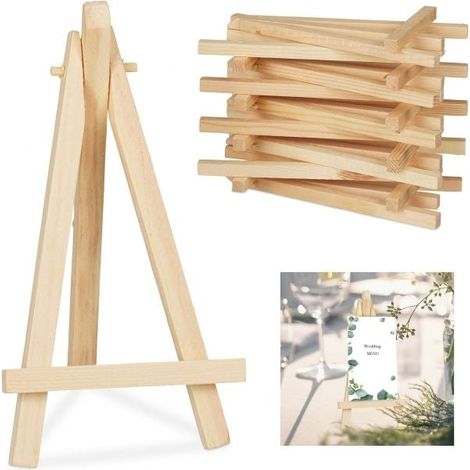 Mini chevalets en bois lot de 10 (1/5)