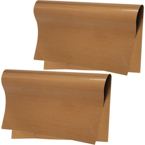 Holibanna 2 Feuilles Tapis De Cuisson Réutilisable Lisse Des Deux Côtés Pour Four Et Moules à Gâteaux Résistant Chaleur Et Lavable'-'- (1/5)