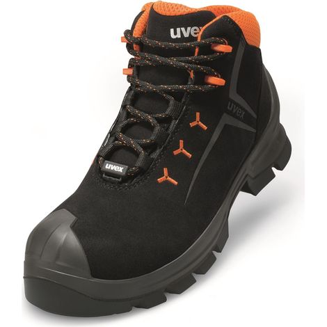 uvex Sicherheitsstiefel S3 HI, HRO SRC uvex 2 MACSOLE aus Mikrovelours, uvex xenova Kunststoffkappe, Weite 10, Größe 40 (1/2)