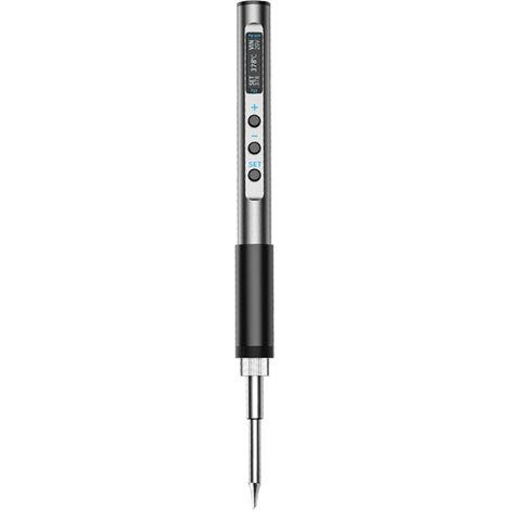 Fer à souder électrique intelligent portable 65W station de soudure écran OLED boîtier tout métal avec réglage de température interface Type-C