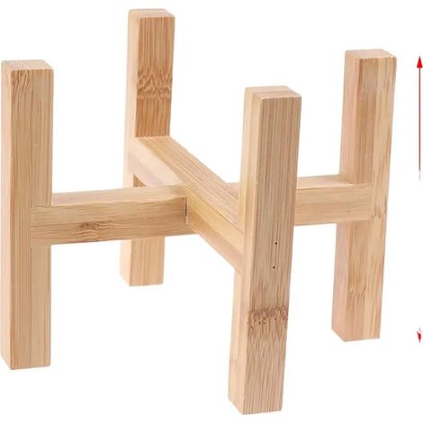 Support en bois pour pots de fleurs et bonsas (1/5)