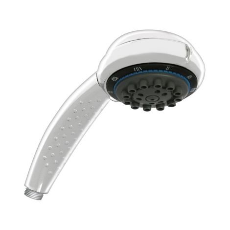 Douchette a' main 8 jets mode'le Naos   85 mm chrome'e pour baignoire cabine de douche