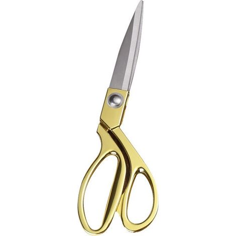 Ciseaux Couture Professionnel Doré - Ciseaux Tissu en Acier Inoxydable 26,4 cm - Ciseaux de Couturiere Pour Tissu, Vêtements, Cuir, Jean, Retouche, Couture et Confection (1/3)