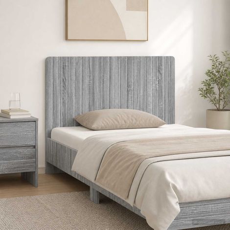 vidaXL Wall-Mounted Headboard ZWOLLE Grey Sonoma Engineered Wood (1/5)