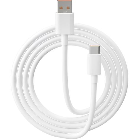Cavo di ricarica da 65 W 6,5 A 2 m per Oppo, cavo di ricarica rapida USB C per OPPO Find X5 Pro/X5/X3 Neo/X3 Pro/X2 Pro/Reno 8 Pro/8/7 Pro/6 Pro/6/5 Pro/5/A96 (1/5)