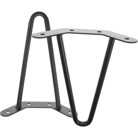 de 2 pieds de bureau en m tal fourche de 200 mm peinture (1/5)