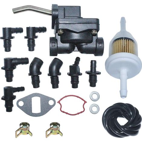 Ensemble de pompe à carburant adapté pour Kohler 5255901, 5255901-S, 5255902, 5255903-S, 52-559-01-S, 52-559-02, 52-559-03-S Magnum M18 M20 MV16 MV2 MV18 MV2 MV2 MV2 0 KT17. KT19 moteur. (1/5)