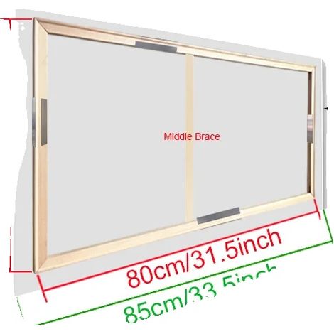 Bilderrahmen, Massivholz Kiefer, Einfach zu Montieren, 60x80cm (1/2)