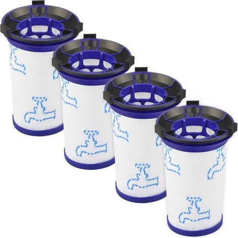 Lot de 4 Filtre de remplacement pour aspirateur Rowenta Air Force 360 RH9037 RH9038 RH9039 RH9051WO RH9057WO RH9086WO Alternative pour ZR009001 (1/5)
