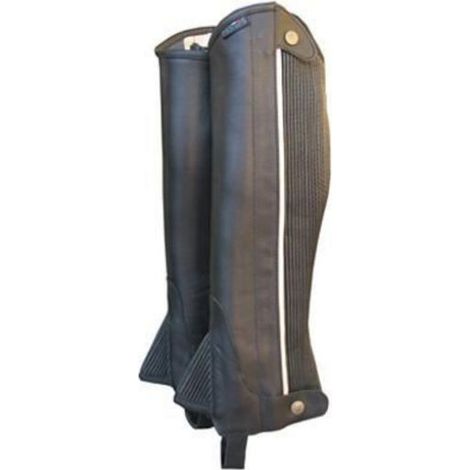 XS, Braun: Kalbsleder Unisex Reitgamaschen Regular Modell (1/3)