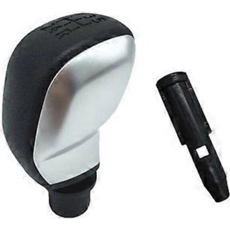 Pomello del cambio a 5 marce nero e argento per 605 406 205 407 XSARA (1/5)
