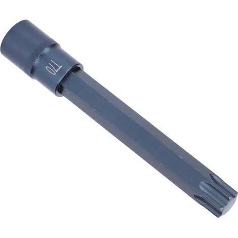 Embout de tournevis étoile en acier allié métrique pour clé 1/2x150xT70 (1/5)