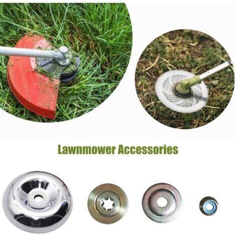 NALOOKAMIC  4 Pièces Tondeuse de Rechange Boîte de Vitesses écrou à écrou de Jardin Outil de Désherbage Universel pour Adaptateur de Lame de Tondeuse à Gazon