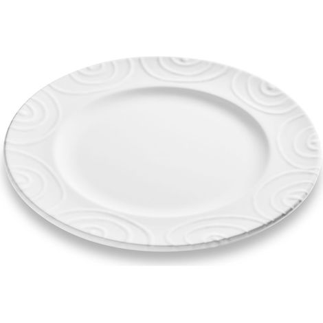 Gmundner Keramik Weißgeflammt Assiette à dessert Gourmet (Ø 22cm) (1/2)