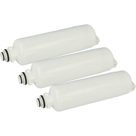 vhbw 3x filtro de agua, cartucho de filtro compatible con Bosch KAD93VBFP/01, KAD93AIEPG/01, KAD93VIFP/01, KAD93VBFPG/01, KAD93VIFPG/01 frigoríficos