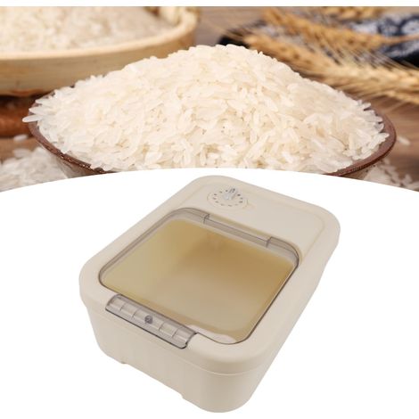 Récipient à riz ménager, étanche aux insectes et à l'humidité, hermétique, bac à riz épais, boîte de rangement pour le riz, pot de rangement pour la farine, boîte de rangement pour le riz, petite tail (1/5)