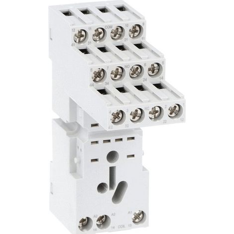 Zoccolo Lovato HR6XS41 per rele' serie HR604C guida DIN o a vite (1/5)