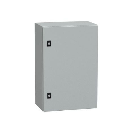Spacial CRN - Cassetta in acciaio con pannello di fondo – H600xL400xP250mm – pannello pieno - NSYCRN64250P