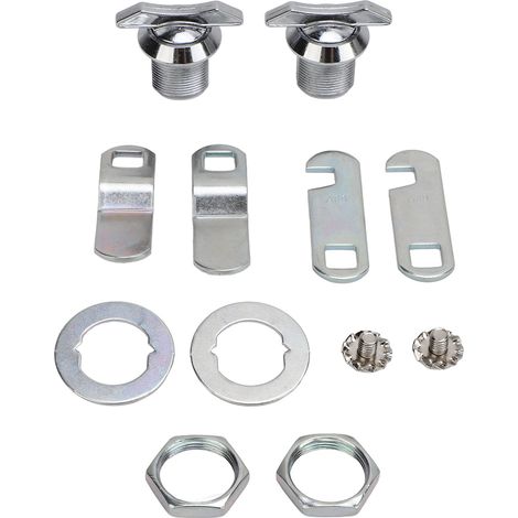 Serrure à came décalée 5/8 pouces, tour de pouce en métal, porte de rangement pour compartiment RV pour armoire, tiroir de boîte aux lettres (1/5)