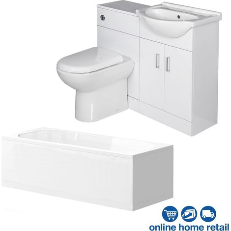 Essence Vanity Unit Bathroom Suite with 1050mm Vanity Unit (1/5)