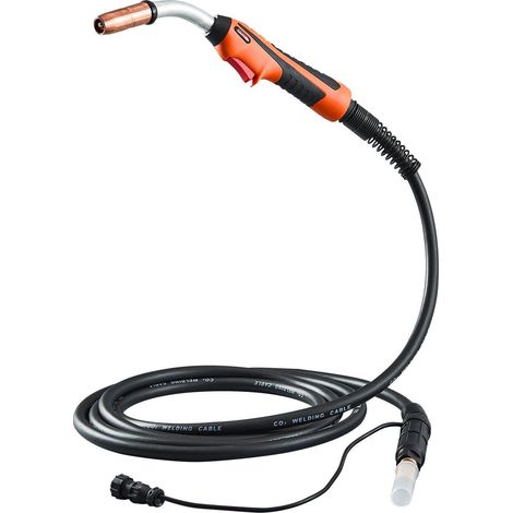 Pistolet de soudage Mig 250Amp avec câble de 15FT, compatible avec Millermatic 200 210 212 250 250X 251 252, pour fils de 0030 à (1/5)
