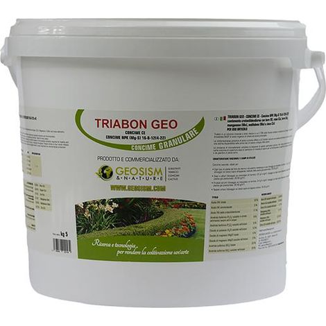 Triabon, concime NPK(Mg,S) 16-8-12+(4,22) + microelementi (5 kg)