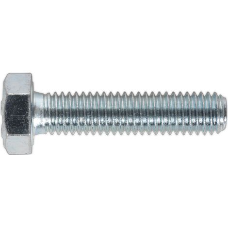 Sealey 8.8 Zinc Plated HT Setscrew M8 x 35mm, DIN 933 - Pack of 50 SS835
