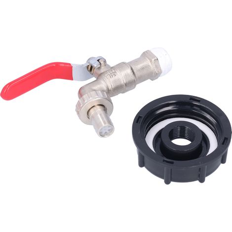 Adaptateur de connecteur de tonnage IBC G1/2 en laiton à filetage grossier pour robinet, pièces de rechange pour vanne de robinet
