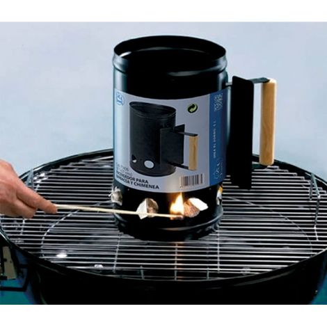 IMEX EL ZORRO Accendino per Barbecue, Nero, 17 x 17 x 27 cm, 71436