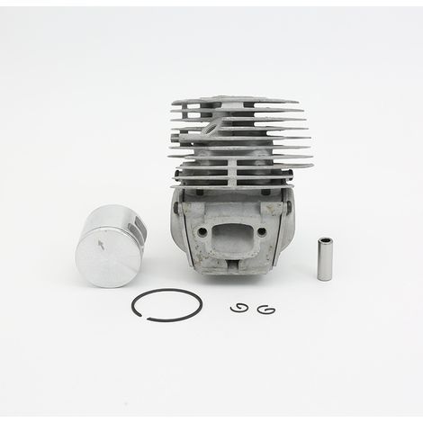 Compatible with Husqvarna 545 550 chainsaw cylinder and piston assembly, 43 mm bore kit, engine overhaul kit, cylinder block, forestry saw parts. (1/4)