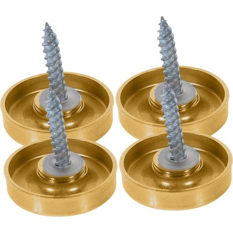 Lot de 20 clous décoratifs en acier inoxydable doré pour la (1/5)