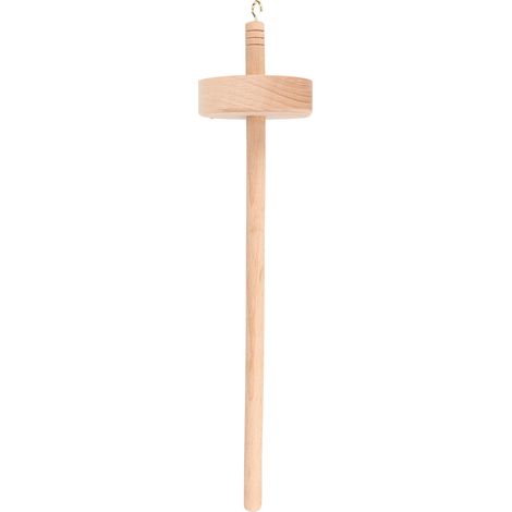 Fuseau à filer en bois, résistant à la décoloration, toucher confortable, DIY, rouet à main pour tricot, filage artisanal (1/5)