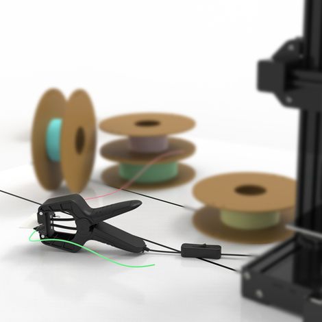 Soudeuse de filament 3D avec connecteur pour imprimante 3D, compatible 1,75 mm PLA ABS PETG TPU PA PC, chauffage rapide, protection intelligente, utilisation simple