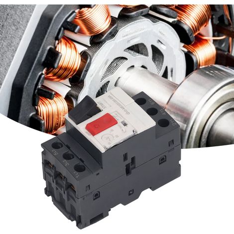 Disjoncteur triphasé pour moteur, bouton de démarrage manuel, démarreur moteur, interrupteur de protection, protection contre les surcharges, montage sur rail, AC690VGV2-ME22C 20-25A (1/5)