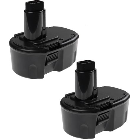 EXTENSILO 2x Akku kompatibel mit Dewalt DC612KA, DC528 FlashLight, DC551KA, DC613KA, DC614KA, DC615KA Elektrowerkzeug (3300 mAh, NiMH, 14,4 V)