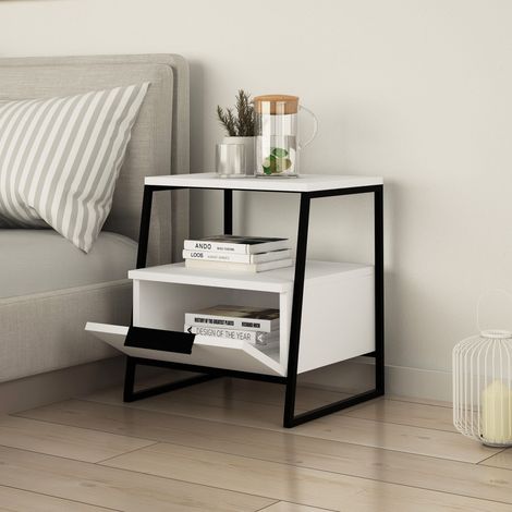 Decortie Pal Modern Nachttisch Weiß Mehrzweck