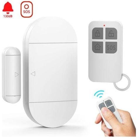 Alarme anti-cambriolage domestique, alarme multifonction pour porte et fenêtre, télécommande, alarme magnétique sans fil (1/5)