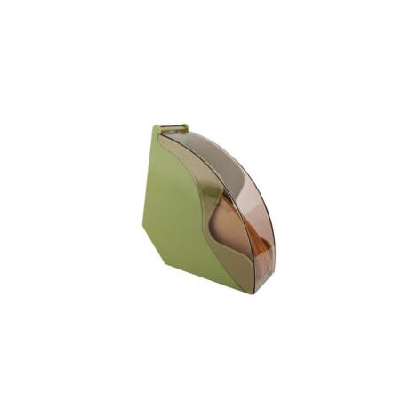 Boîte de rangement pour filtres à café en acrylique – Forme éventail V60 – Avec couvercle anti-poussière – Verte (1/5)