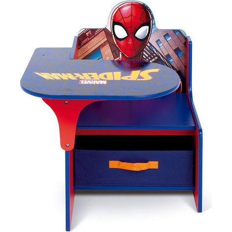 Arditex Silla de Almacenaje Escritorio Marvel Spiderman Roja Azul