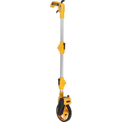 Roue de mesure de distance d'une capacité de 9999,9 m, pliable, à remise à zéro par simple pression, pour les constructeurs, les paysagistes et les particuliers. (1/5)