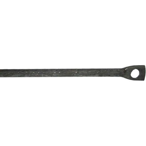 FERRO CREMONESE TONDO C/FORO D 6 MM H 120 CM- 25,0 pz